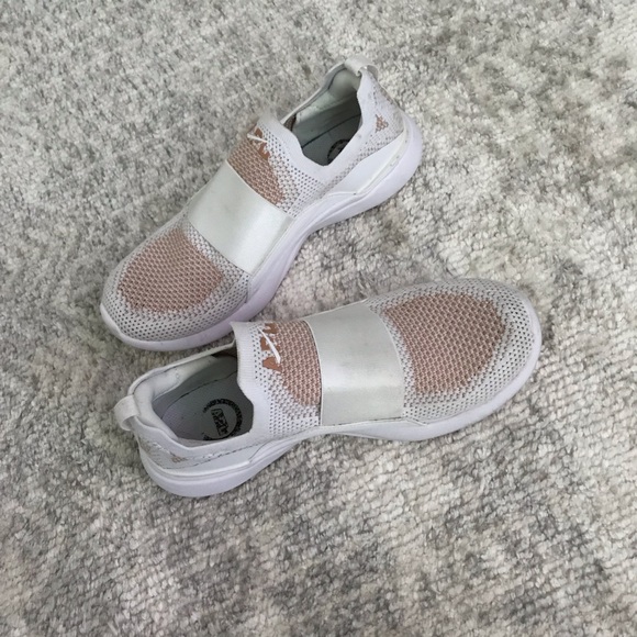APL Women's Athletic Shoes in White and Cream - Picture 1 of 8